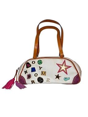 VTG Dooney & Bourke Alphabet Charm bag  small 2004 Lindsay Lohan collection